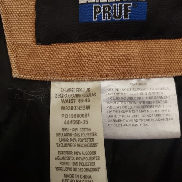 Walls Mens 2XL Regular Insulated Bibs Vintage Pre-Owned Excellent Condition - Picture 2 of 8